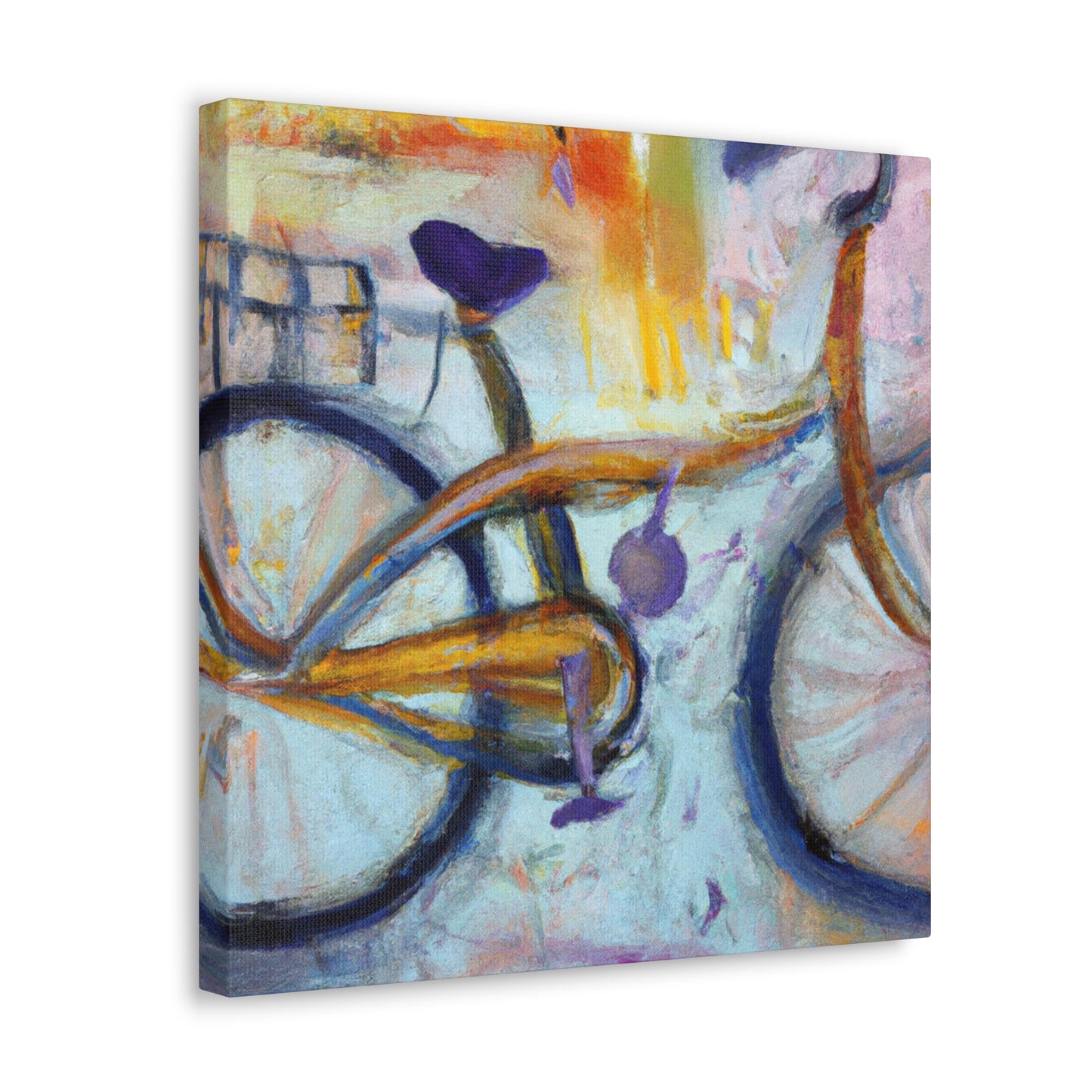 "Cycle of Freedom Wheels" - Canvas