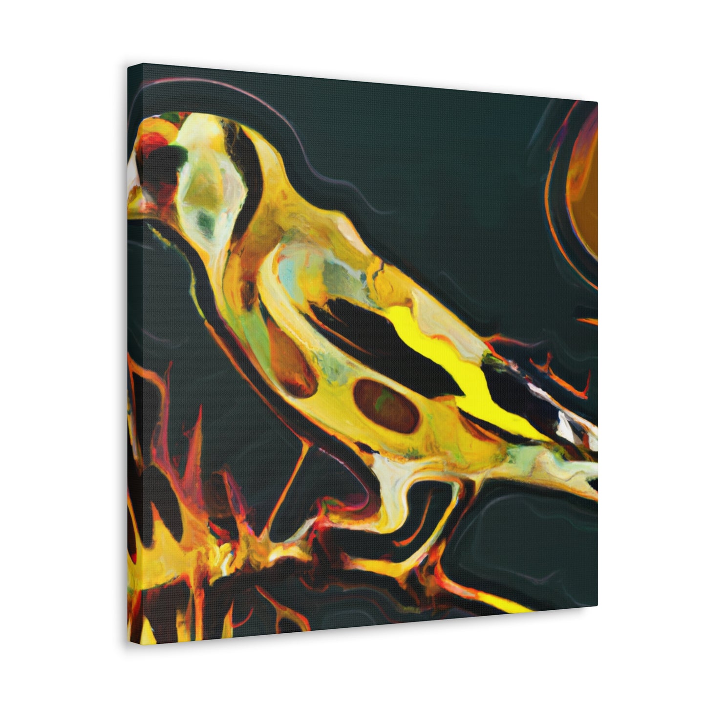 "American Goldfinch Hues" - Canvas