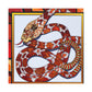 Corn Snake Abstract Art - Canvas