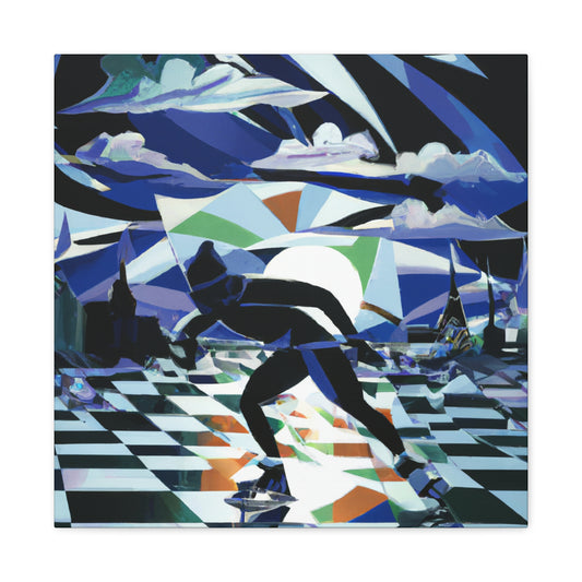 "Skating in the Jazz Age" - Canvas