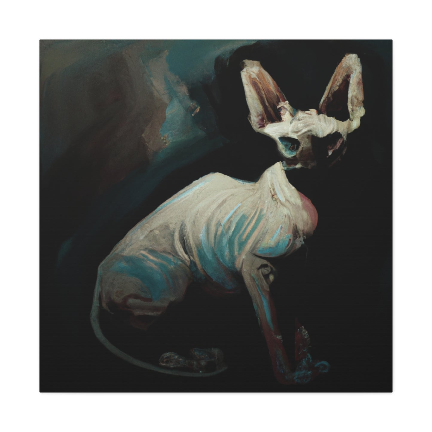 "Sphynx in Reflection" - Canvas