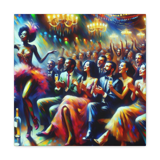 "Enigmatic Cabaret Extravaganza" - Canvas