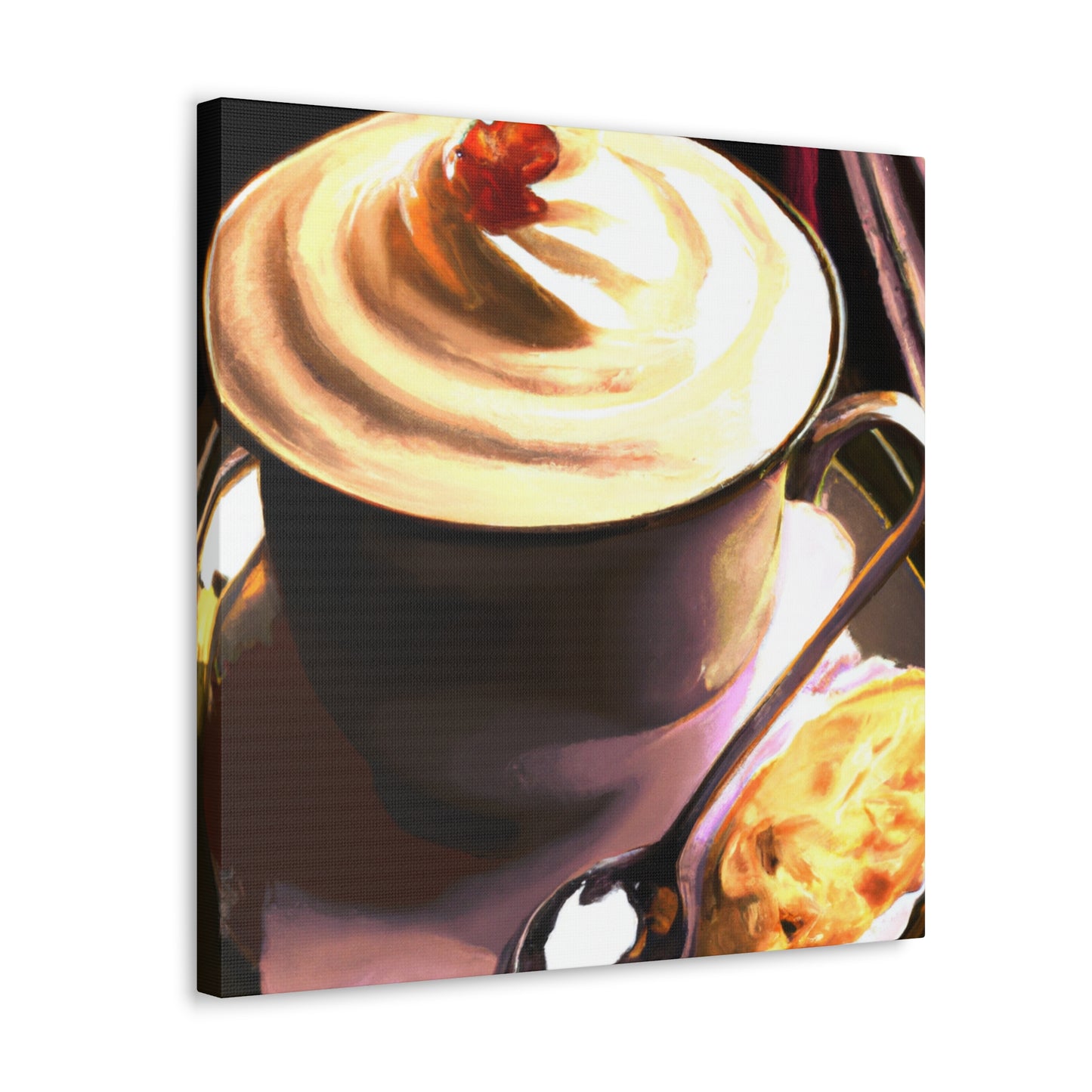 Cafe Cappuchino Splendor - Canvas