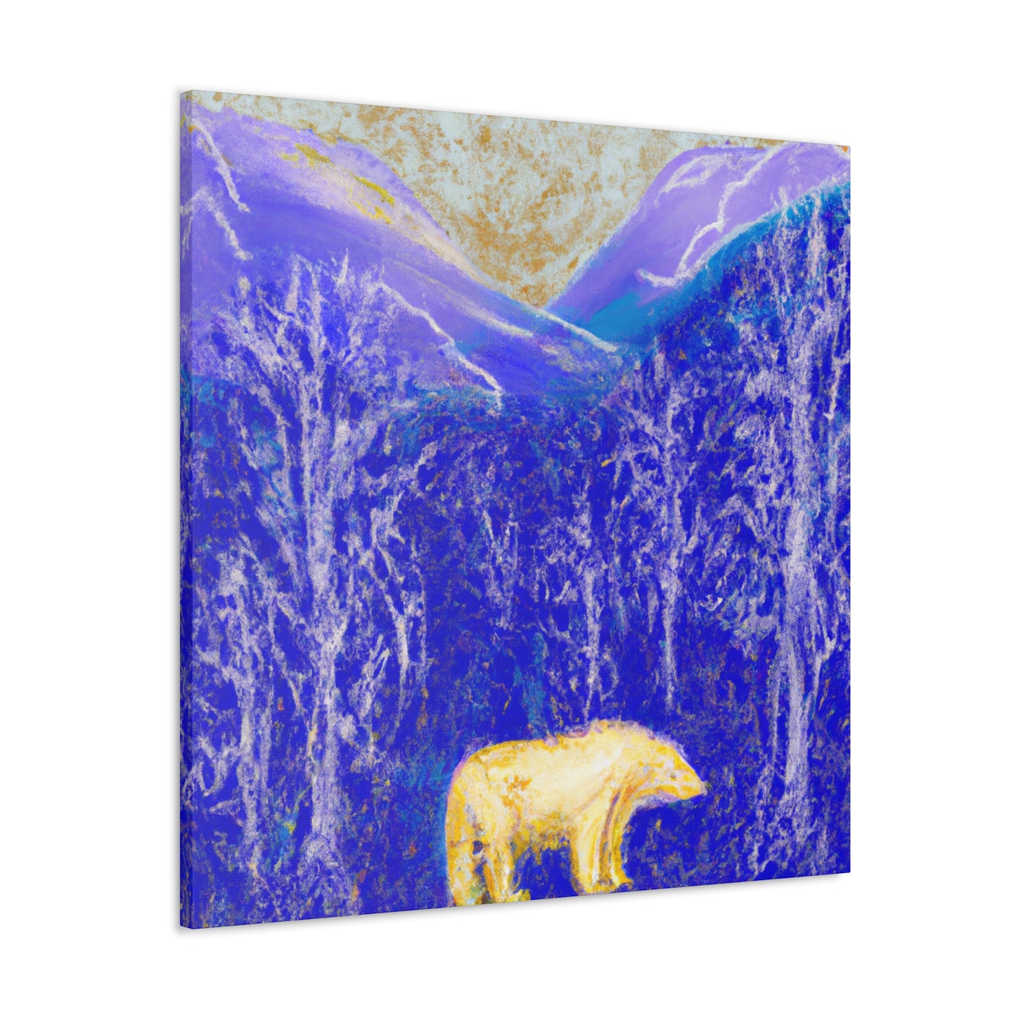 Bear in Impressionism - Canvas