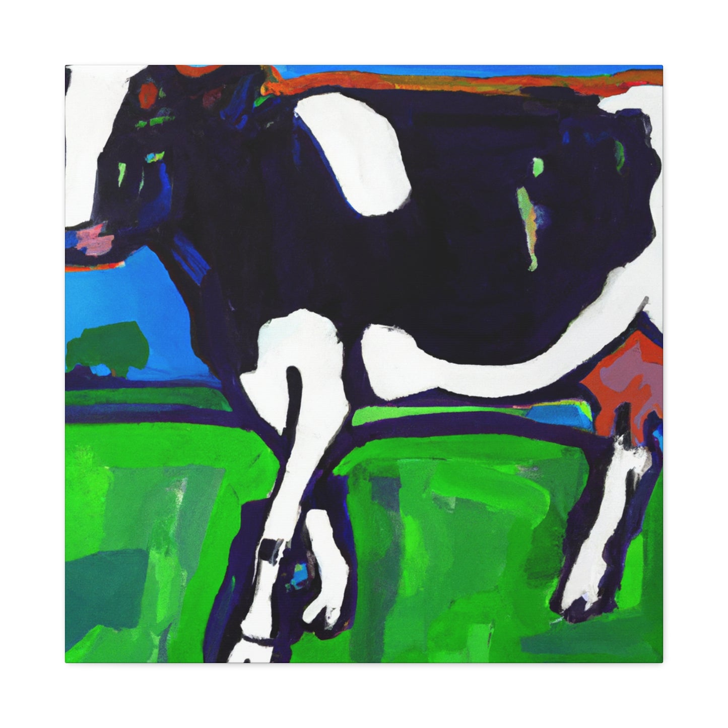 Milk Cow Mystique - Canvas