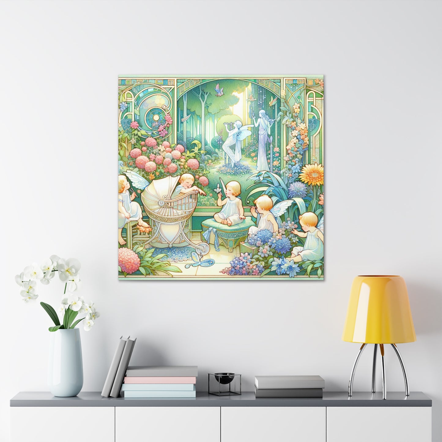 Enchanted Flora Dreams - Canvas