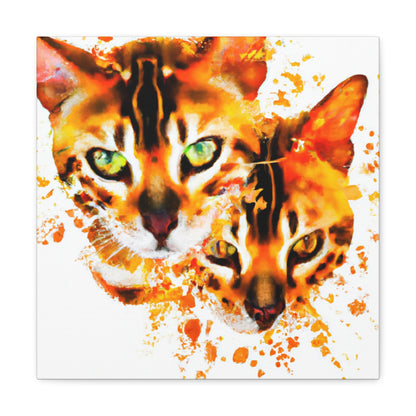 Bengal's Wild Majesty - Canvas