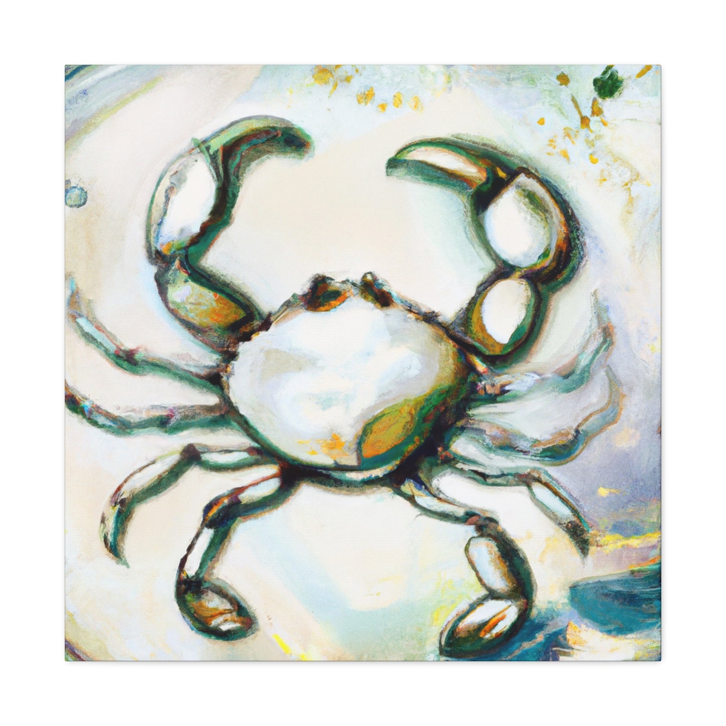 "Crab in the Moonlight" - Canvas