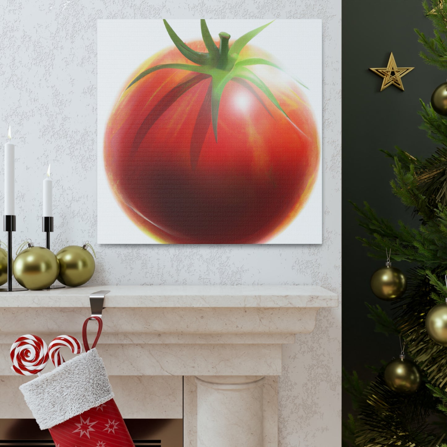 The Tomato's Vibrance - Canvas