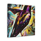 "Starling Symphony in Deco" - Canvas