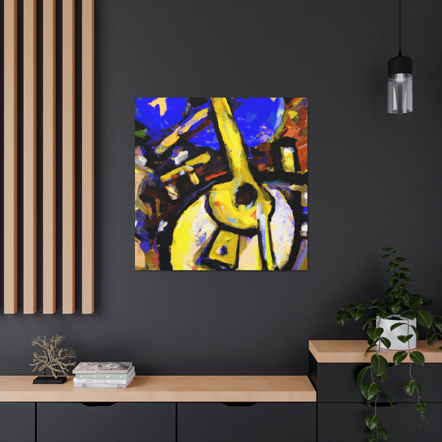 Banjo in Abstractions - Canvas