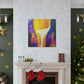 "Wine Glass Reflection" - Canvas