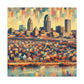 "Vibrant Hues of Omaha" - Canvas