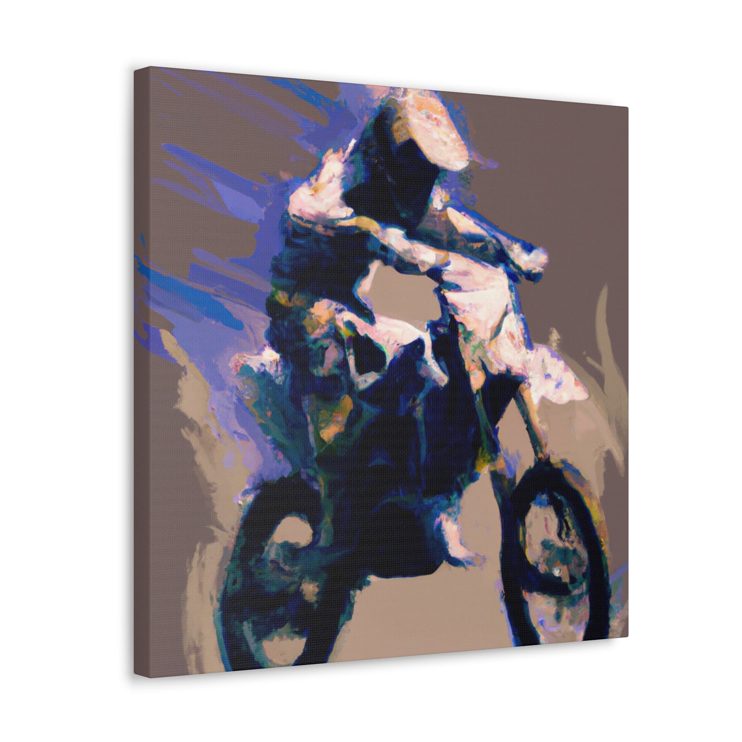 Racing on Two Wheels - Canvas