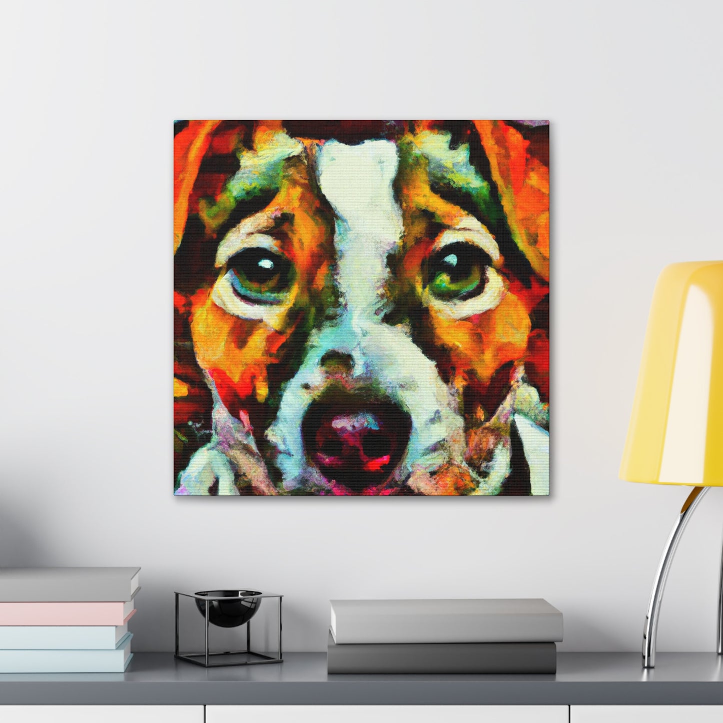 "Jack Russell Terrier Vista" - Canvas