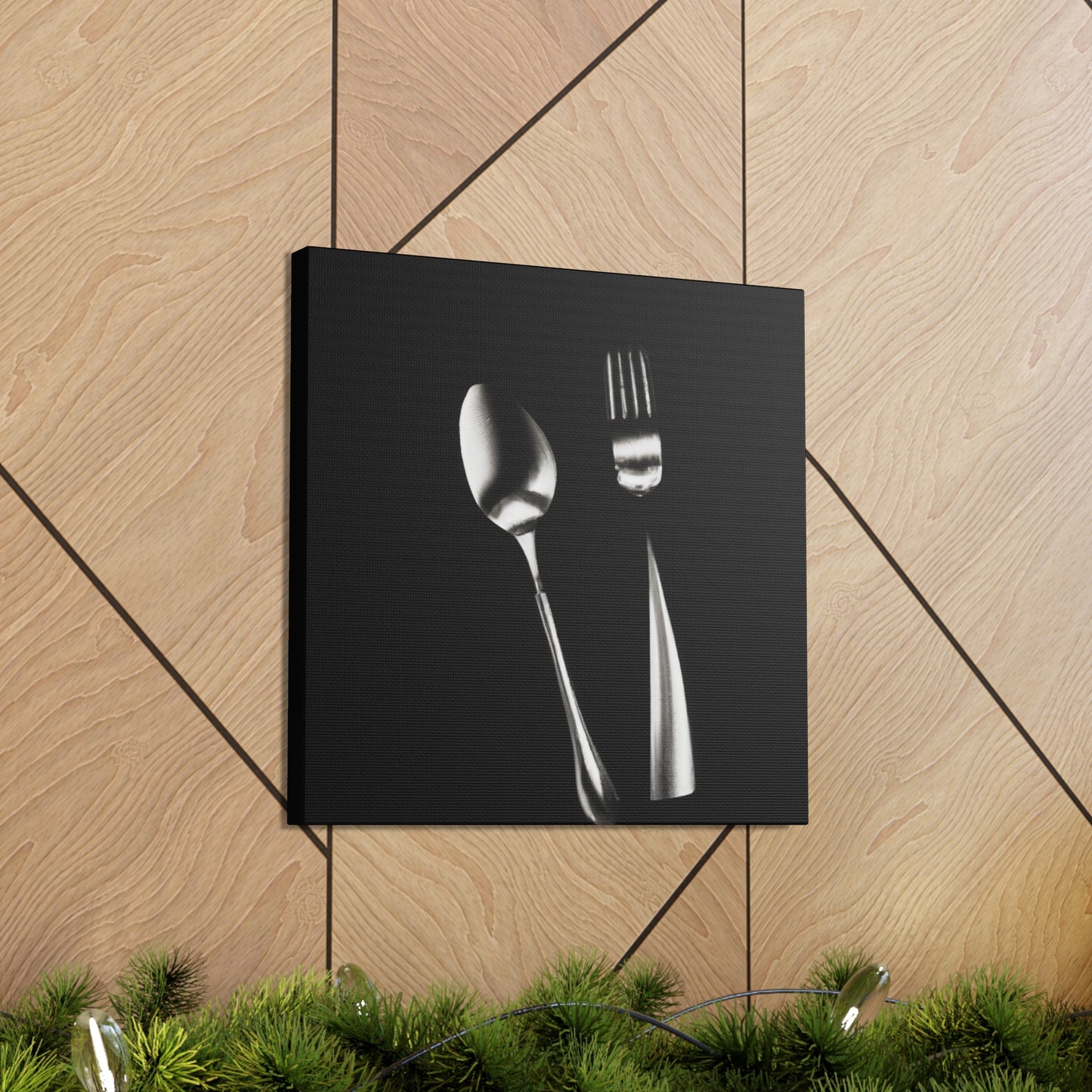 "Silverware in Simplicity" - Canvas