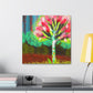 "Dogwood at Dusk Sky" - Canvas