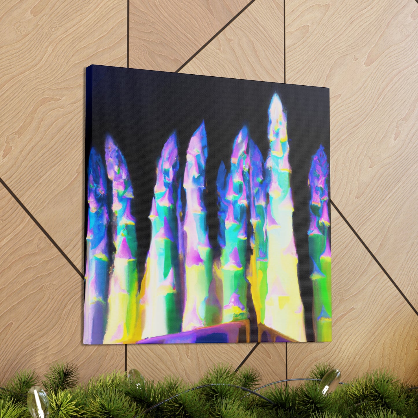 Asparagus in Art Deco - Canvas