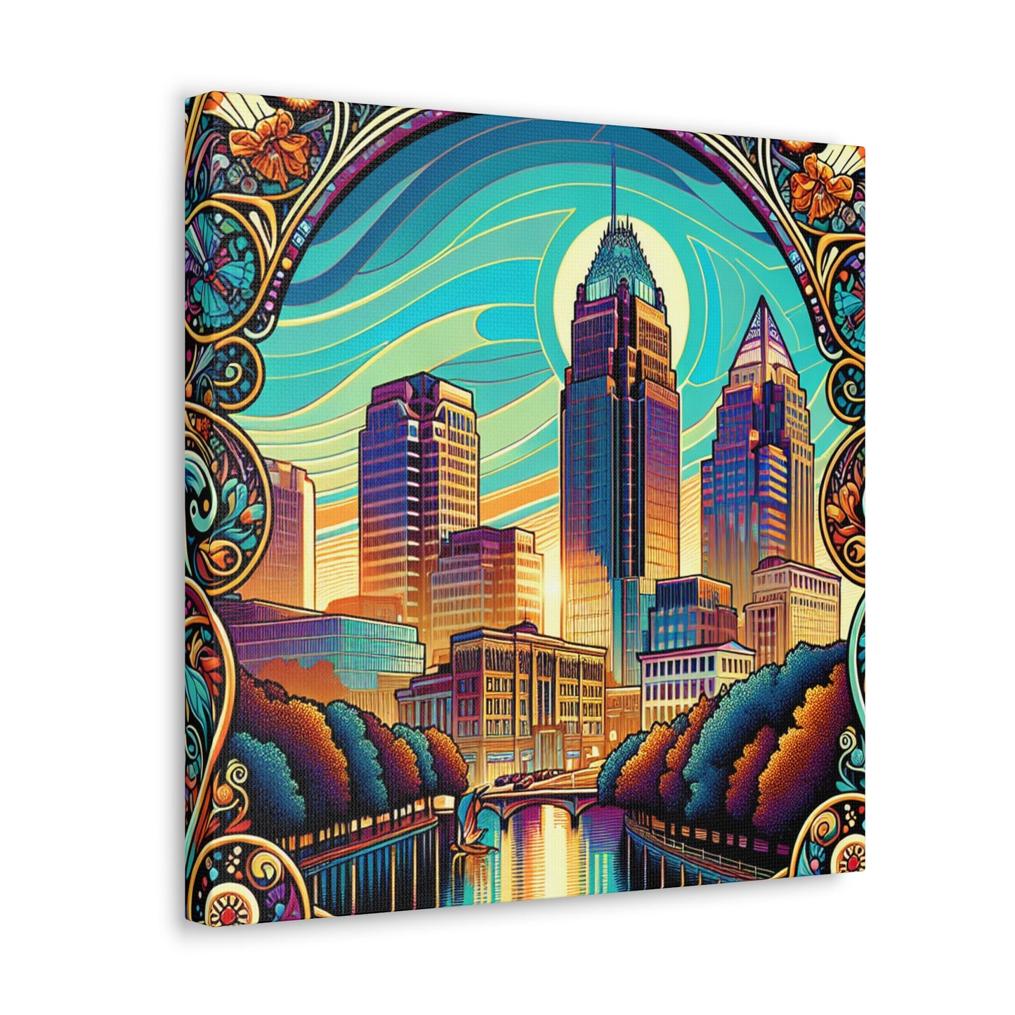 Whispering City Dreams - Canvas