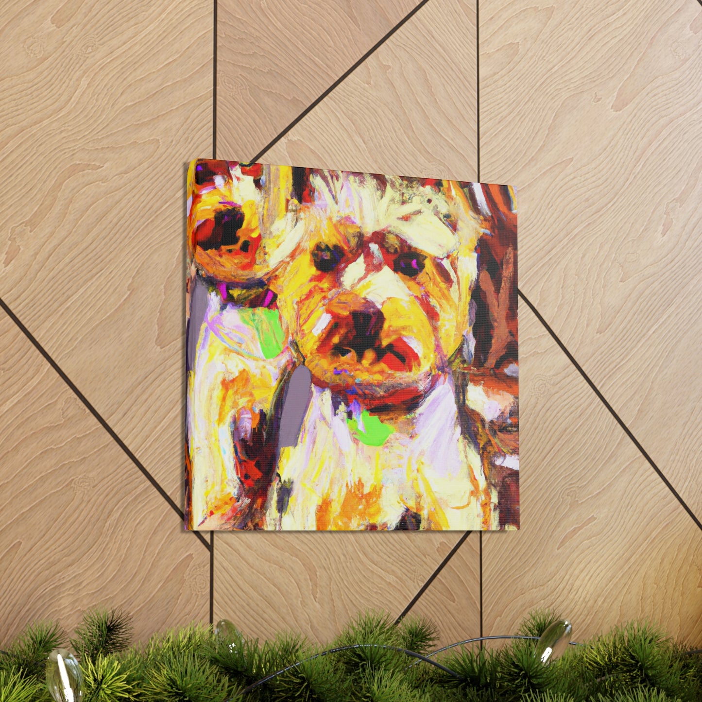 "Yorkshire Dog Grandeur" - Canvas