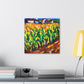 Golden Corn Harvesting - Canvas