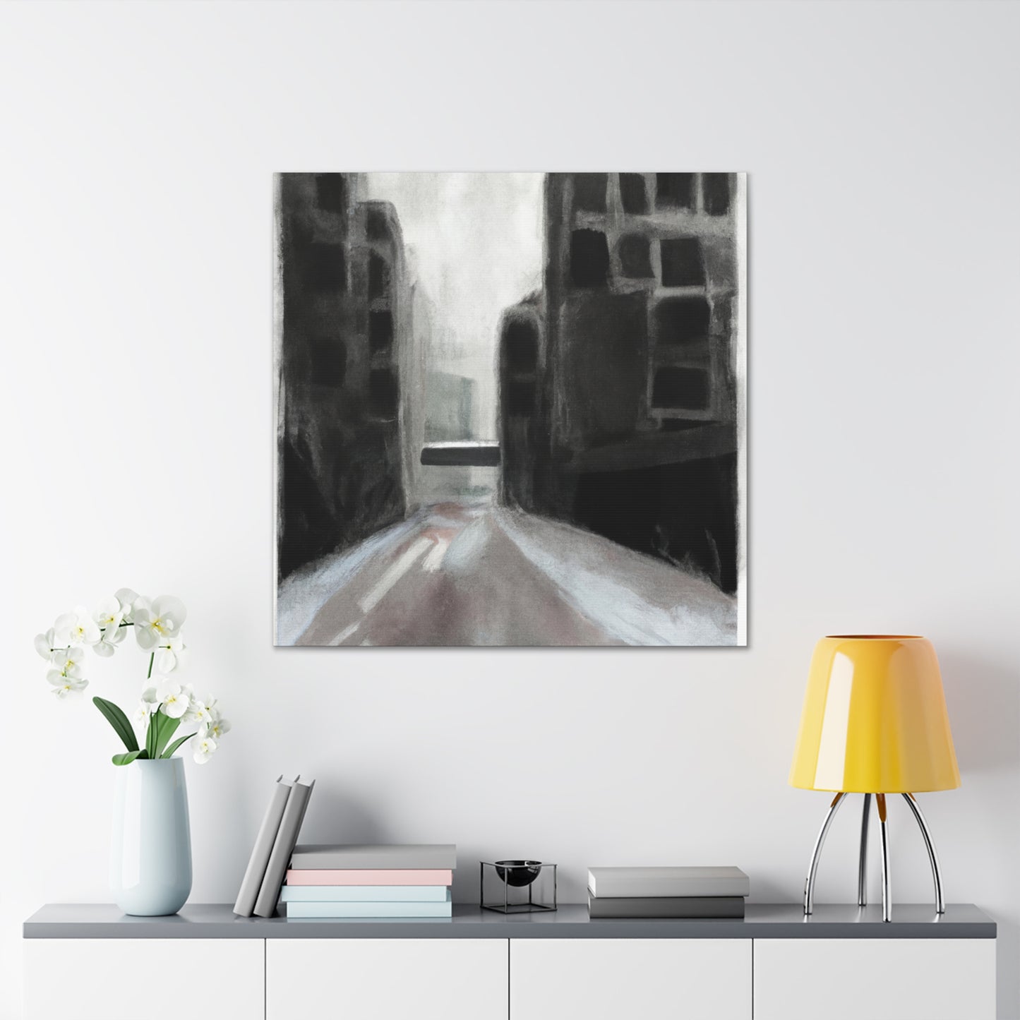 "Rebel Brutalist Walls" - Canvas