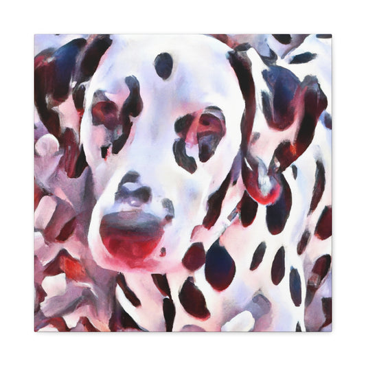 Dalmatian Spot Monochrome - Canvas