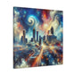 "Urban Symphony: Atlanta Impression" - Canvas