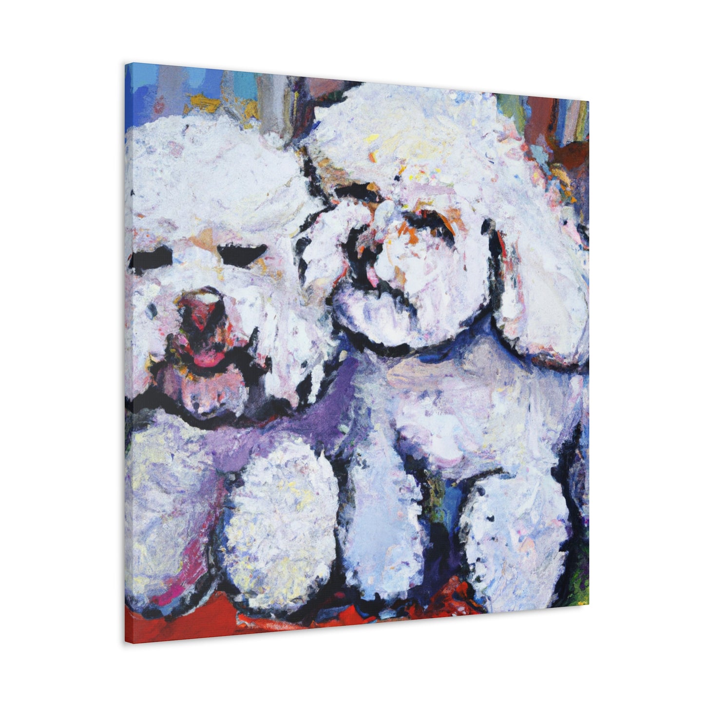 Bichon Frise Impressionism - Canvas