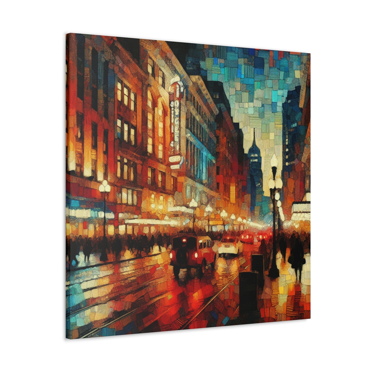 Vibrant Urban Stages - Canvas