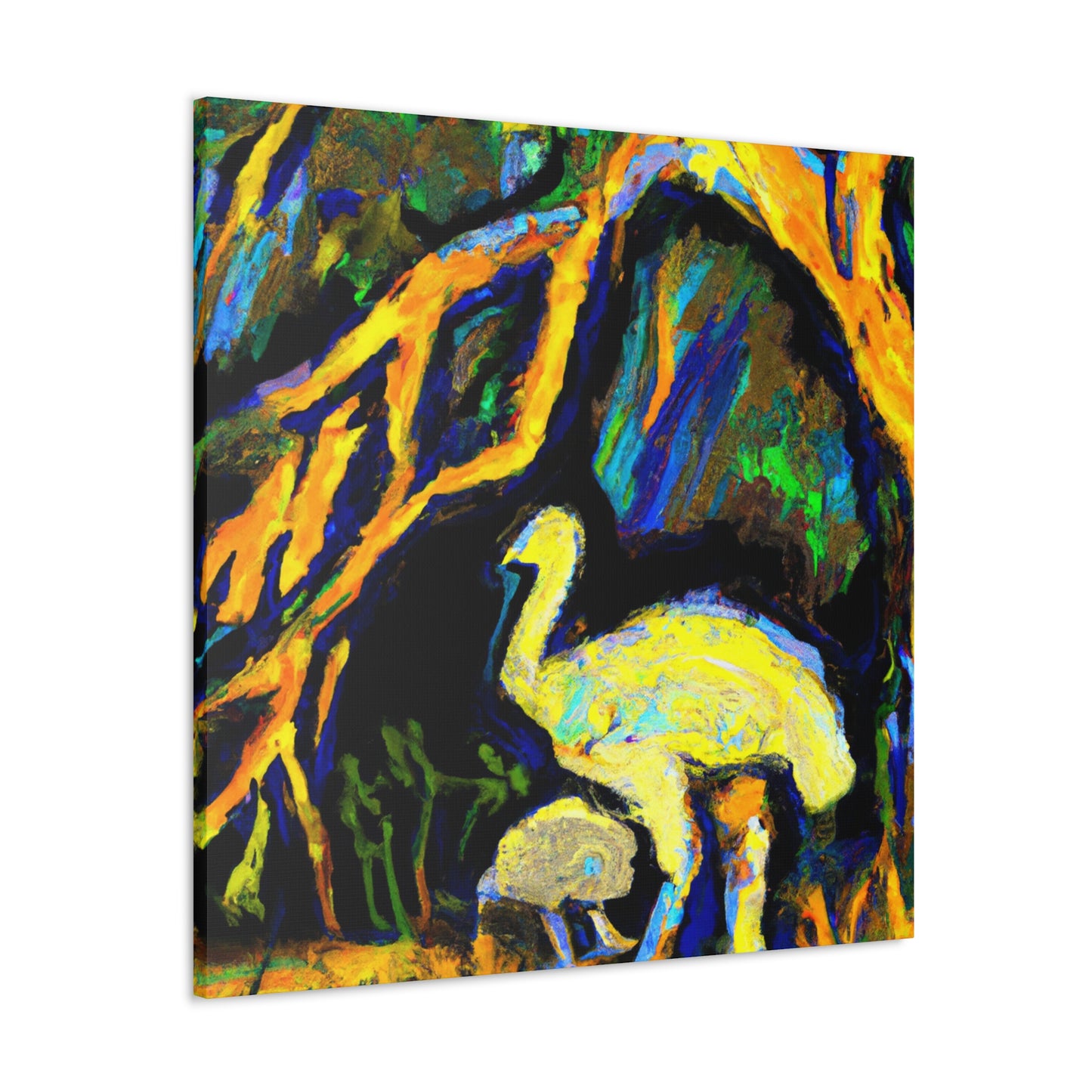 Ostrich Strutting Heaven - Canvas