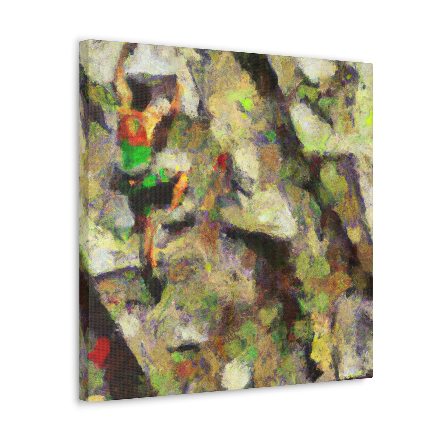 Climbing with Impressionism - Canvas