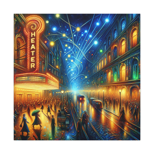 "Whimsical Urban Dreamscapes" - Canvas