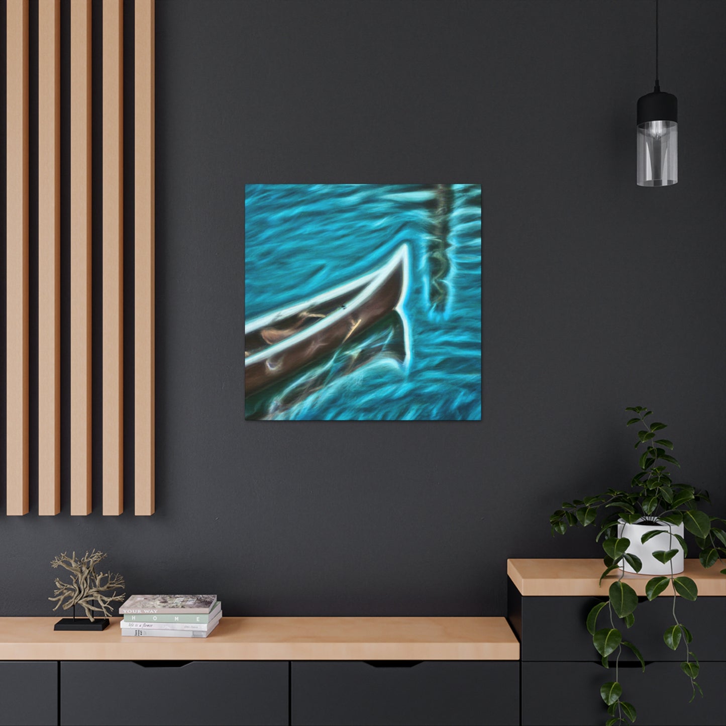 Paddling Through Paradise - Canvas