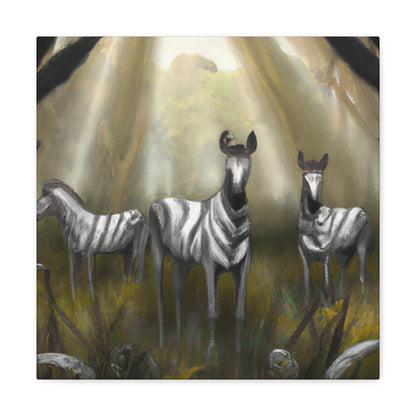 "Zebra in Surrealism" - Canvas