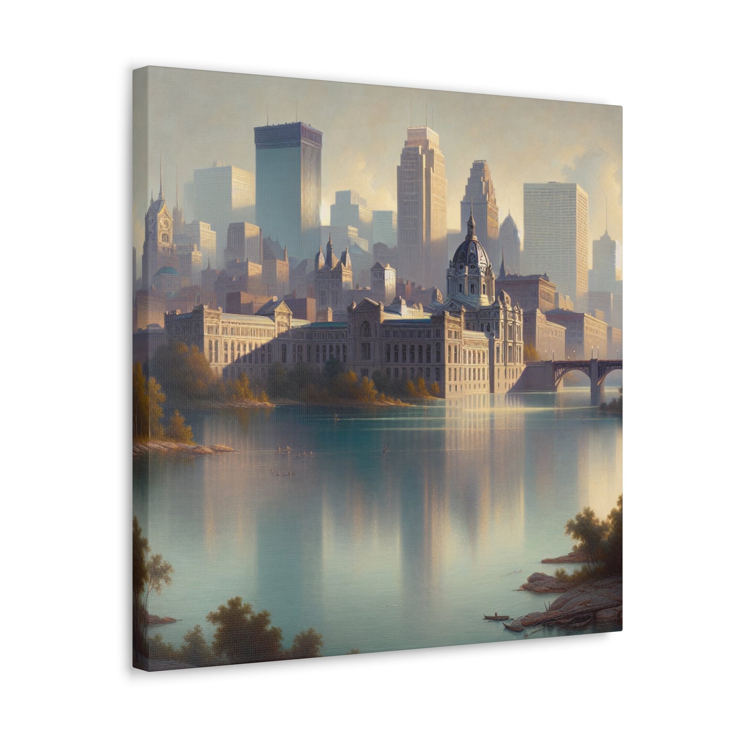 "City of Northern Bliss" - Canvas