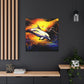 Dolphins in Moonlight - Canvas