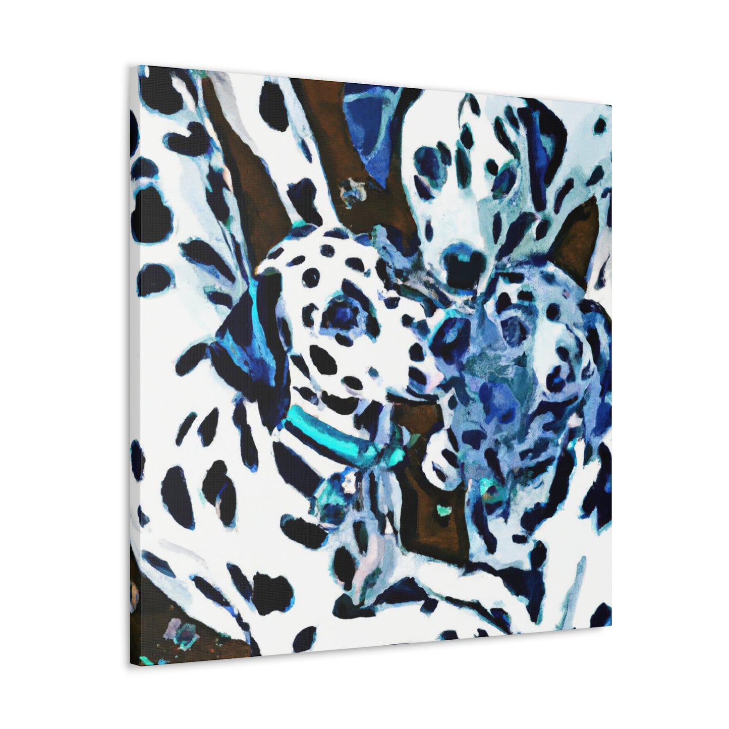 "Dalmatian Unleashed Energy" - Canvas