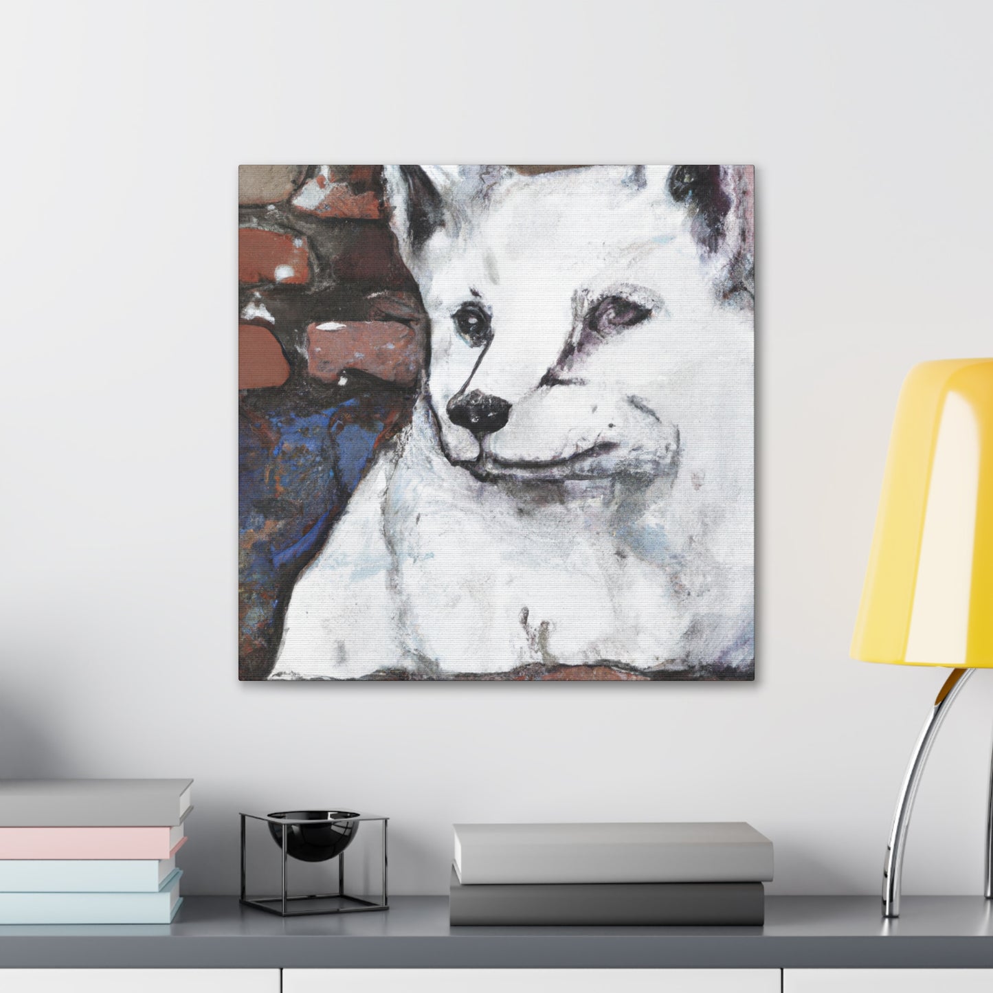 Arctic Fox Winter Dance - Canvas