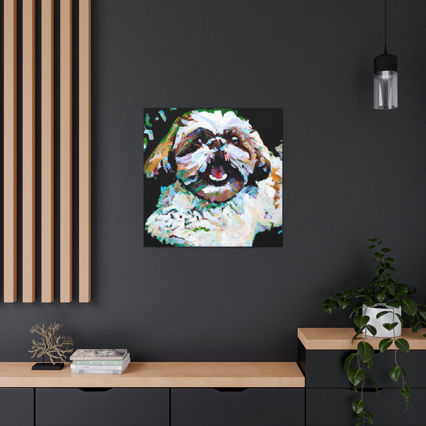 Shih Tzu Impressionism - Canvas