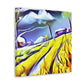 Crop Fields Ablaze - Canvas