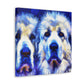 "Majesty of Great Pyrenees" - Canvas