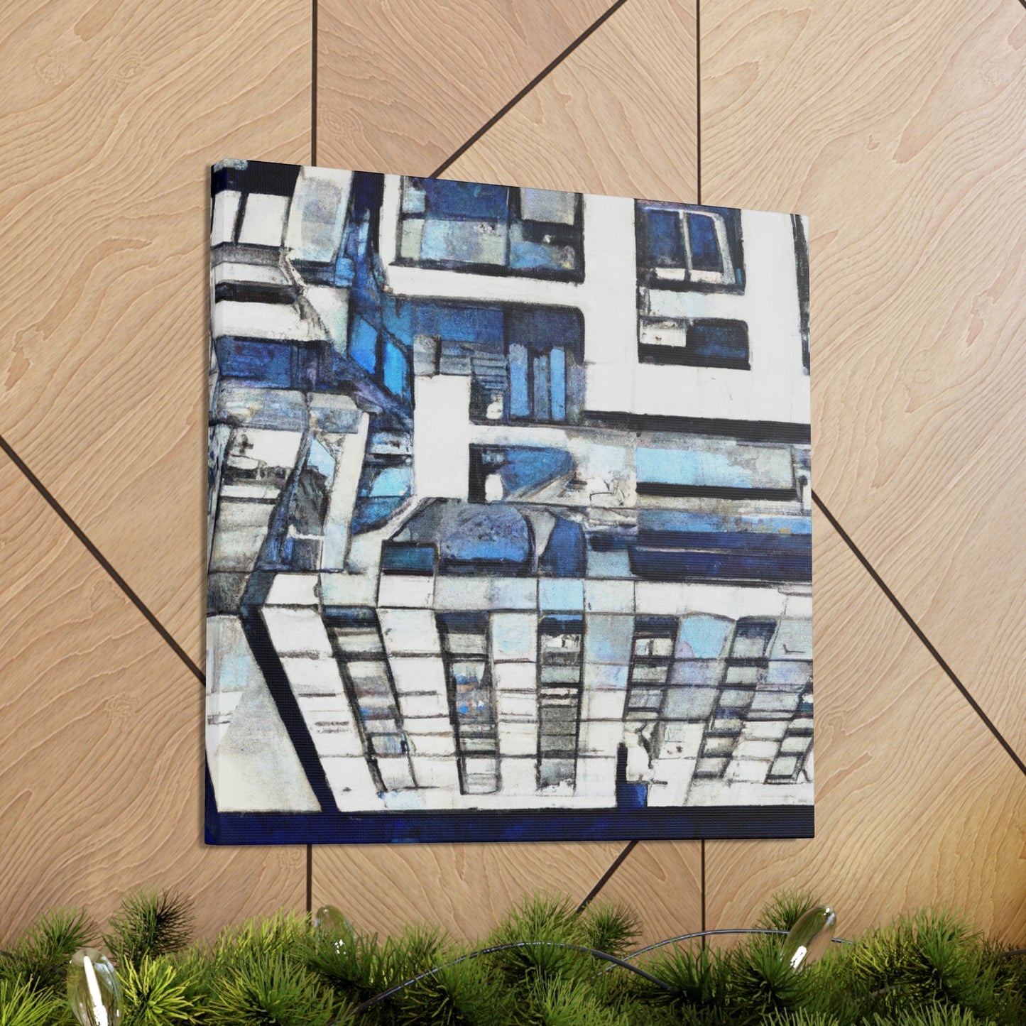 Brutalist Urban Wilderness - Canvas