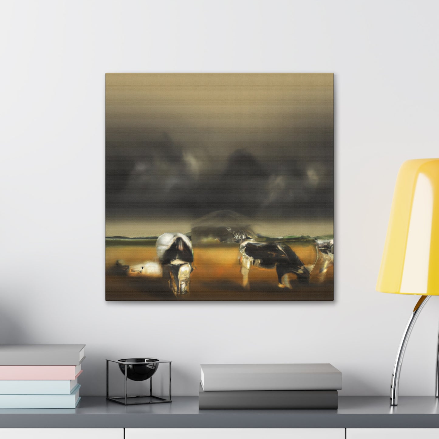 Pasture Dreaming Cow - Canvas