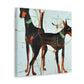 "Doberman Pinscher Odyssey" - Canvas