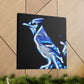 Blue Jay Expressionism - Canvas