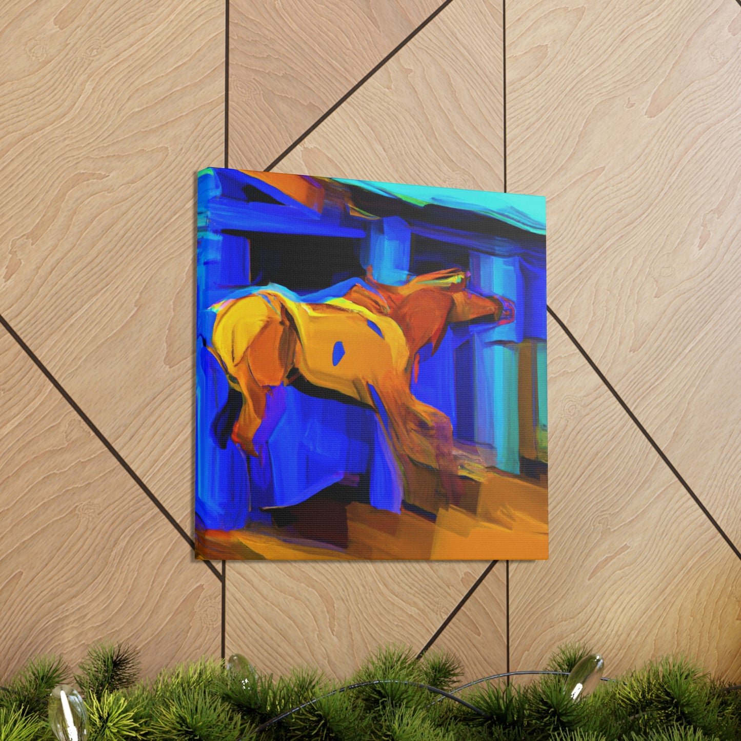 Mule on the Canvas - Canvas