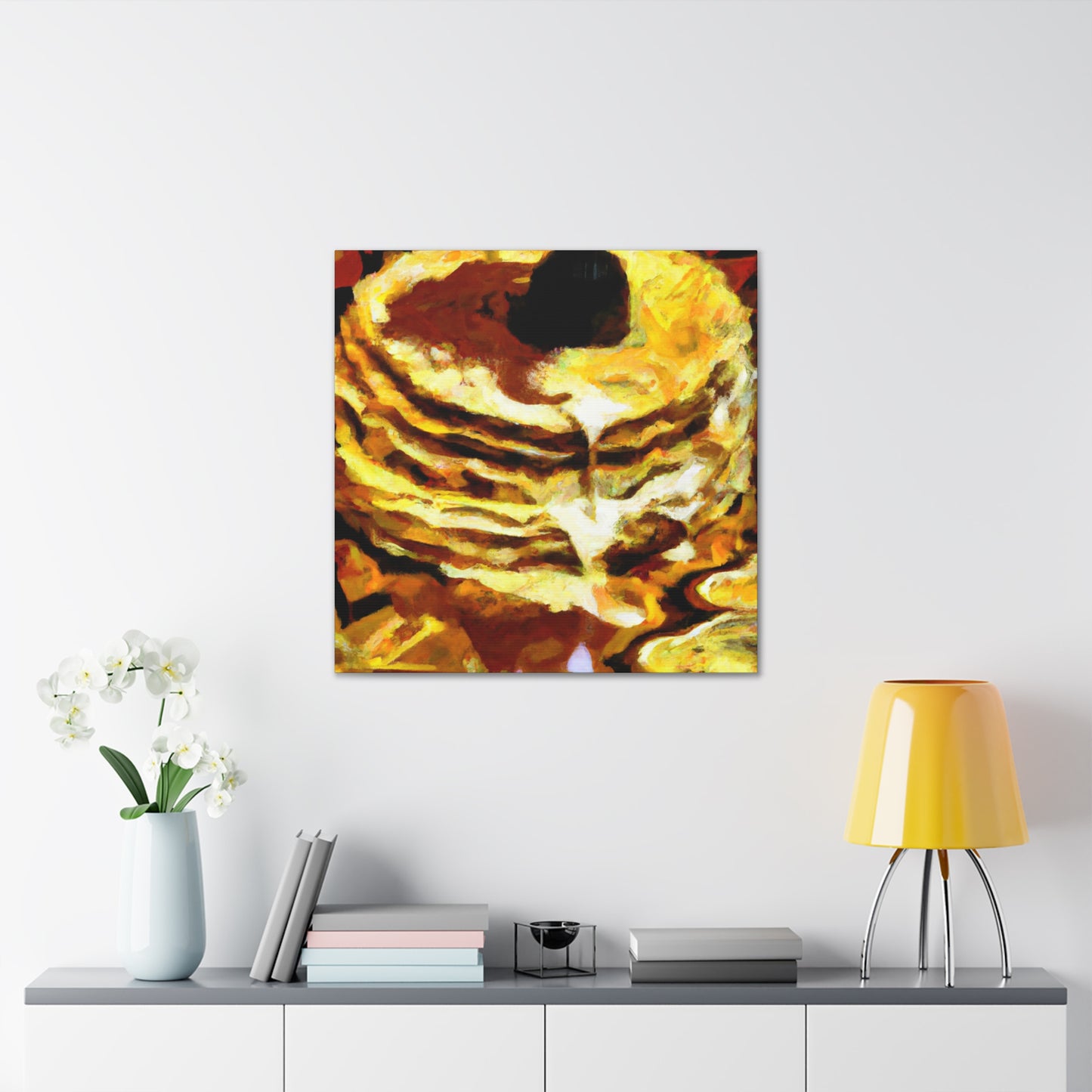 Pancakes in Abstraction - Canvas