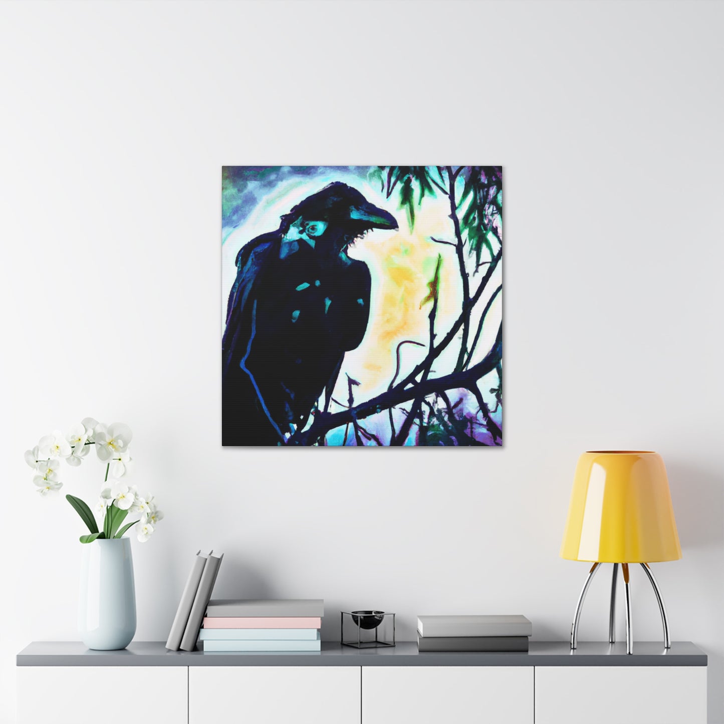 American Crows' Flight - Canvas