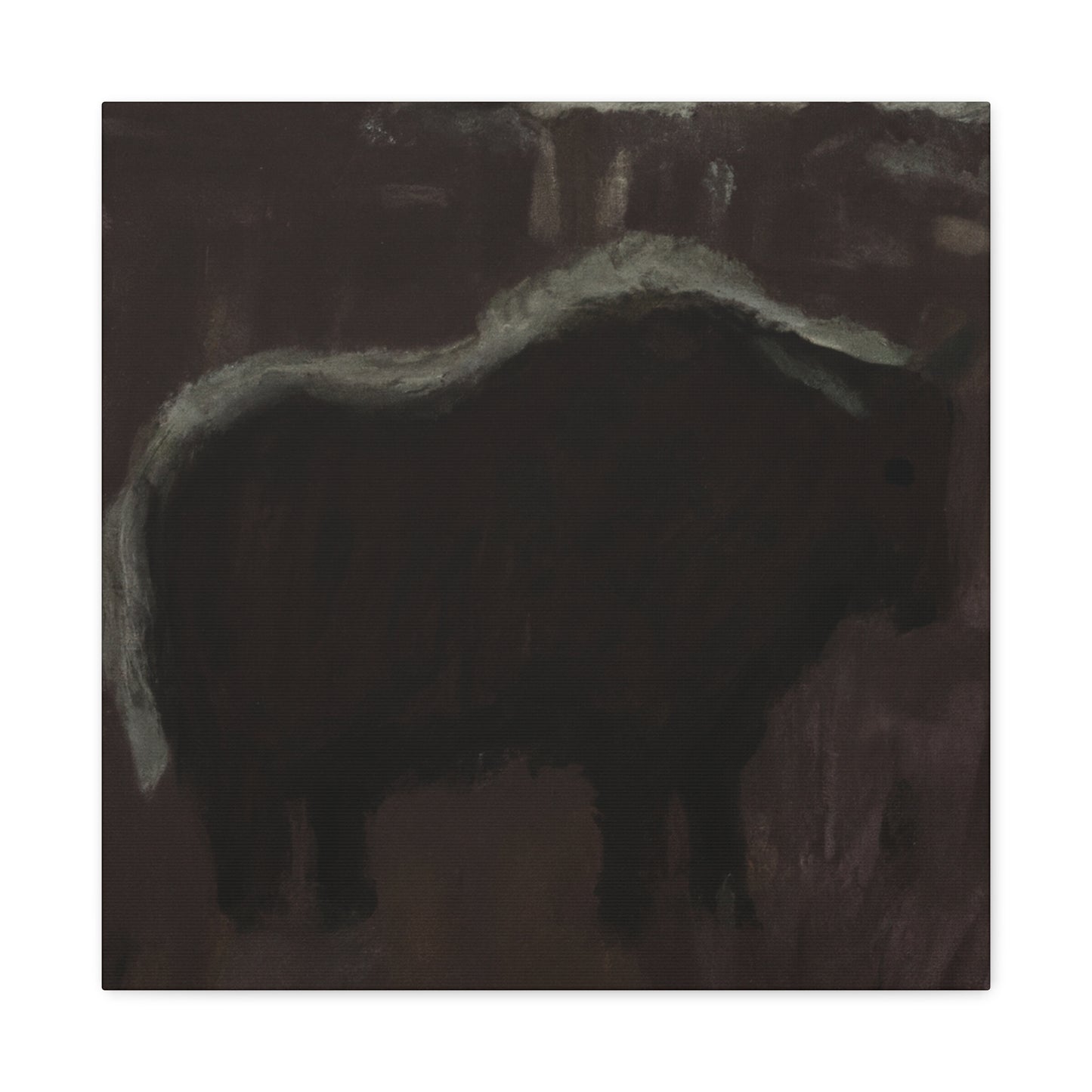 "Musk Ox in Impressionism" - Canvas